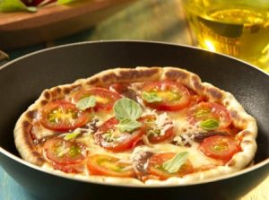 Receita Pizza de Frigideira Light