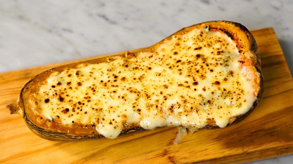 receita de abóbora gratinada